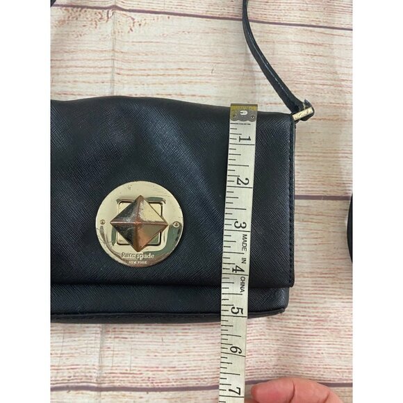 Kate Spade Women's Sally Black Leather Cross Body Bag - OS - Picture 5 of 12